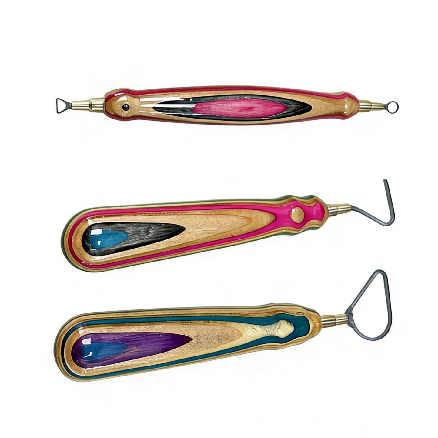 TS11 Handmade Skateboard Tungsten Steel Pottery Tools