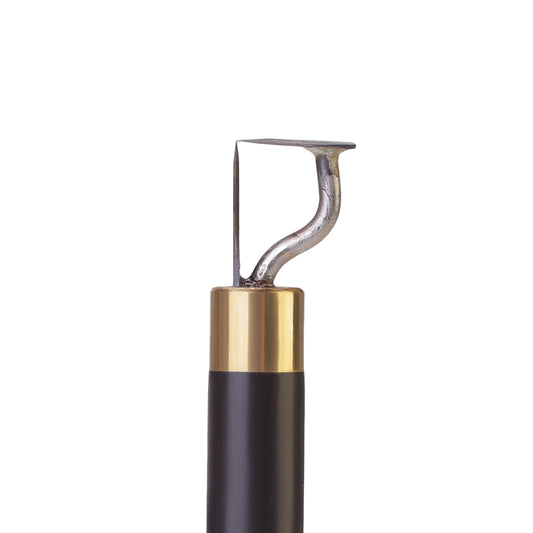 Focuser Tungsten Steel Angled Carving Tool (TS03) - Precision Relief Carving for Wet to Dry Clay
